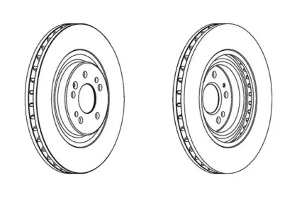 Тормозной диск JURID 562402JC