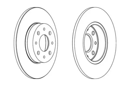 Тормозной диск JURID 562500JC