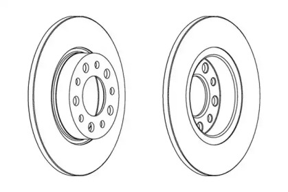 Тормозной диск JURID 562501JC