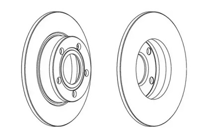 Тормозной диск JURID 562503JC