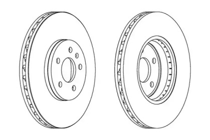 Тормозной диск JURID 562511JC