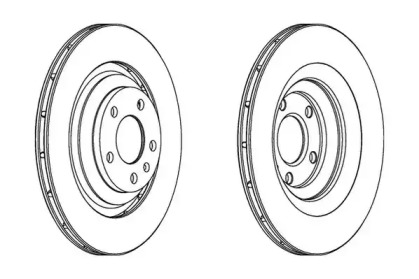 Тормозной диск JURID 562512JC