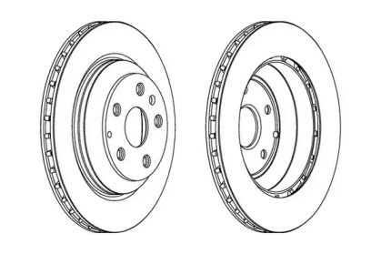 Тормозной диск JURID 562513JC