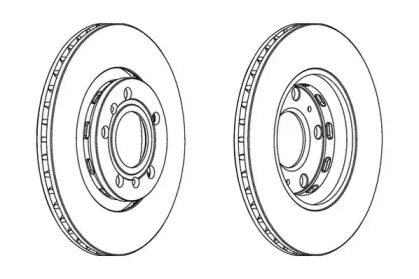 Тормозной диск JURID 562514JC