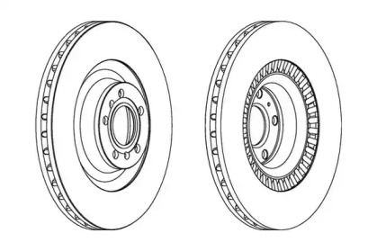 Тормозной диск JURID 562517JC