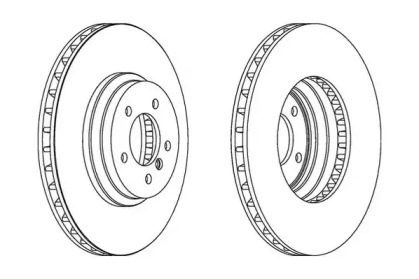 Тормозной диск JURID 562519JC