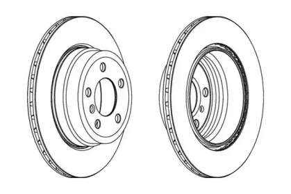 Тормозной диск JURID 562521JC