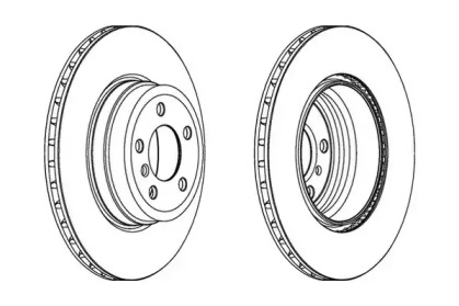 Тормозной диск JURID 562523JC
