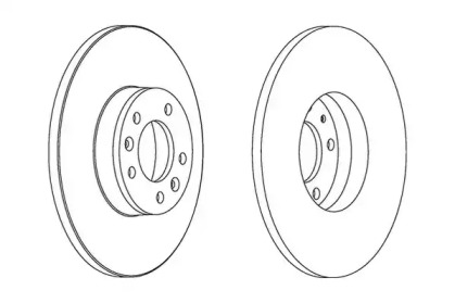 Тормозной диск JURID 562525JC
