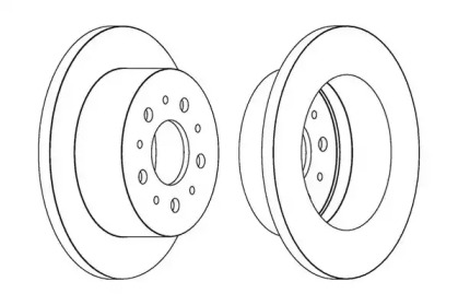 Тормозной диск JURID 562526JC