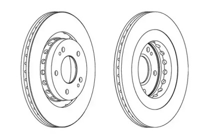 Тормозной диск JURID 562528JC