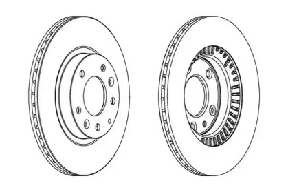 Тормозной диск JURID 562860JC