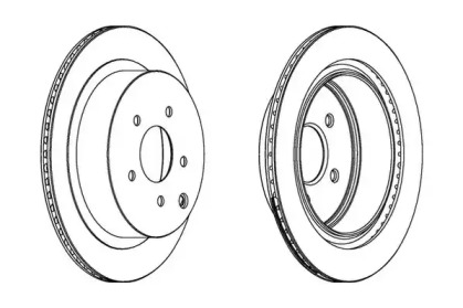Тормозной диск JURID 562871JC