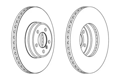 Тормозной диск JURID 562899JC-1