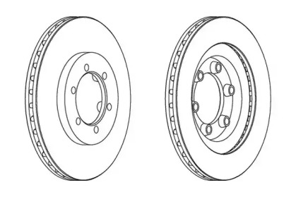 Тормозной диск JURID 562904JC