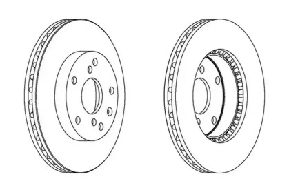 Тормозной диск JURID 562907JC
