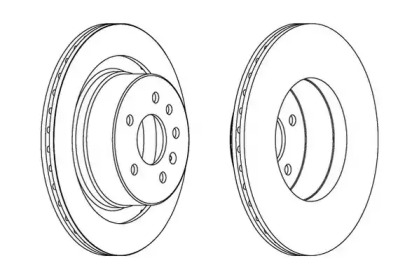 Тормозной диск JURID 562909JC
