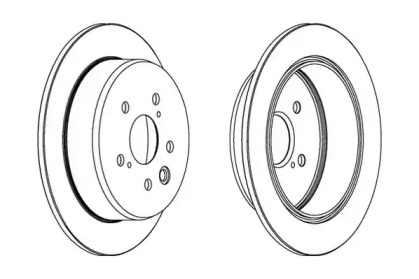 Тормозной диск JURID 562920JC