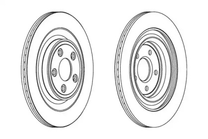 Тормозной диск JURID 563027JC