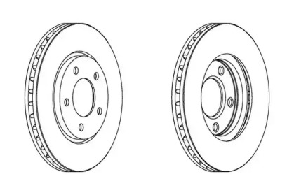 Тормозной диск JURID 563030JC