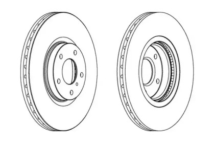 Тормозной диск JURID 563032JC-1