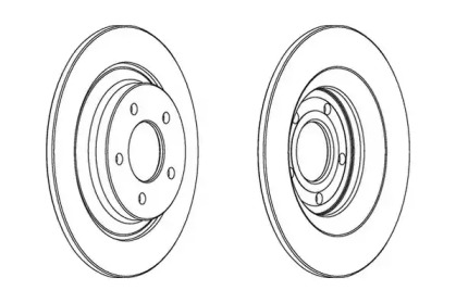Тормозной диск JURID 563038JC