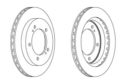 Тормозной диск JURID 563049JC