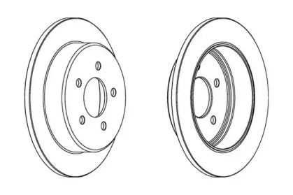 Тормозной диск JURID 563052JC