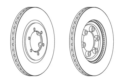 Тормозной диск JURID 563053JC
