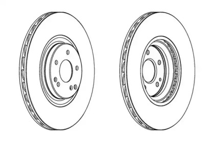 Тормозной диск JURID 563059JC-1