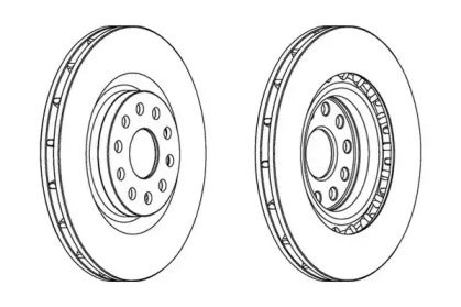 Тормозной диск JURID 563062JC