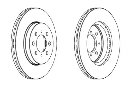 Тормозной диск JURID 563065JC