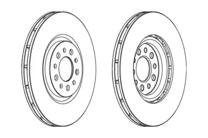 Тормозной диск JURID 563067JC-1