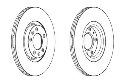 Тормозной диск JURID 563070JC