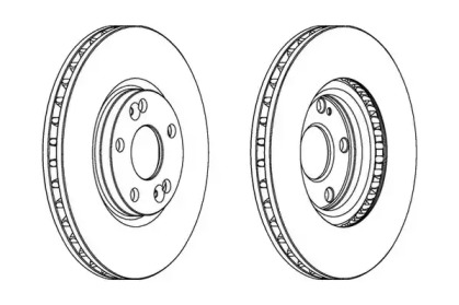 Тормозной диск JURID 563097JC