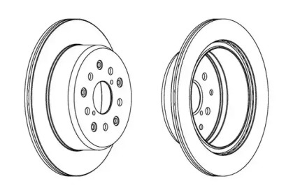 Тормозной диск JURID 563099JC