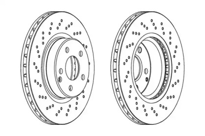 Тормозной диск JURID 563100JC