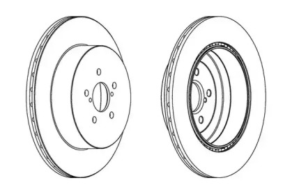 Тормозной диск JURID 563101JC