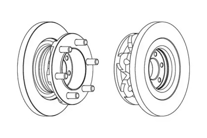 Тормозной диск JURID 569168J
