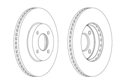 Тормозной диск JURID 562693JC