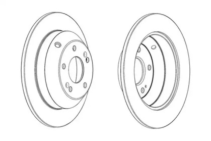 Тормозной диск JURID 562842JC