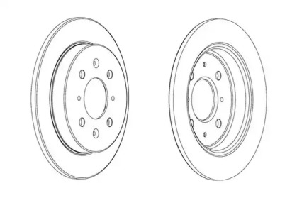 Тормозной диск JURID 562851JC