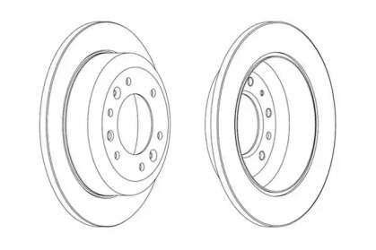 Тормозной диск JURID 562869JC