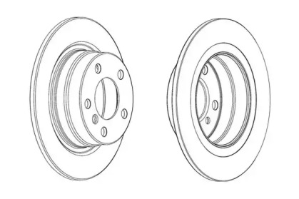 Тормозной диск JURID 562905JC