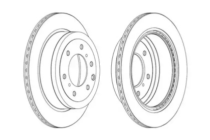 Тормозной диск JURID 562914JC