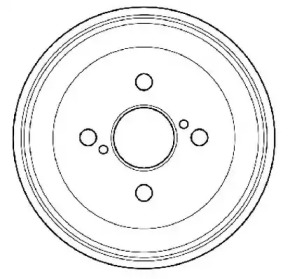 Тормозный барабан JURID 329083J