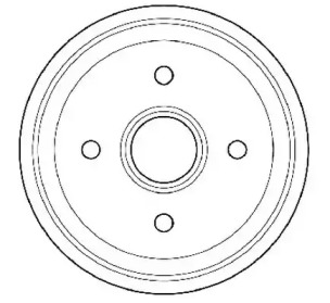 Тормозный барабан JURID 329158J