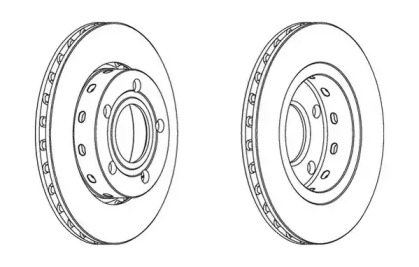 Тормозной диск JURID 562516JC