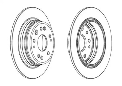 Тормозной диск JURID 562543JC
