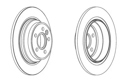 Тормозной диск JURID 563079JC
